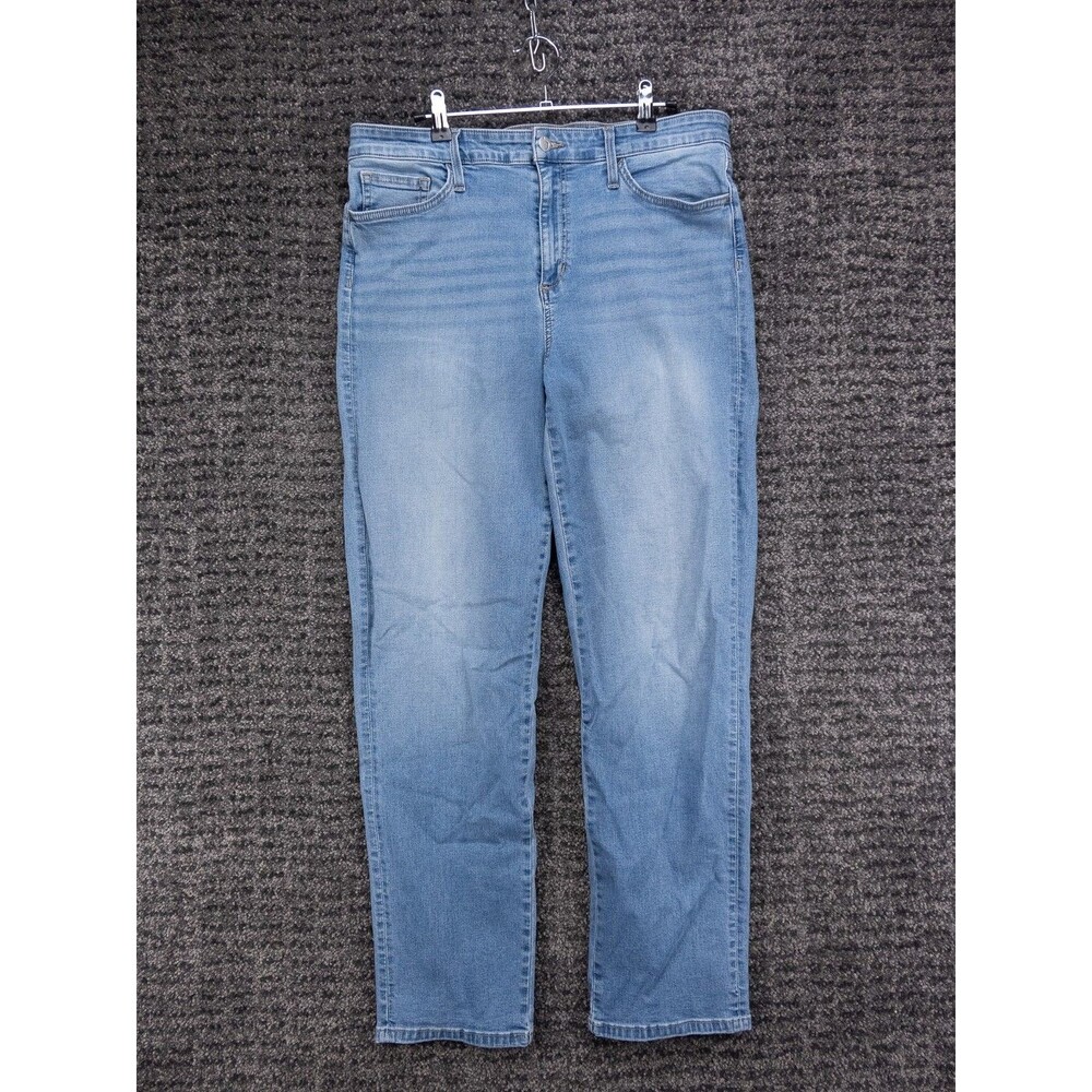 Joes Jeans Womens 31 Actual 33x30 Blue Straight Leg High Rise Stretch Denim City